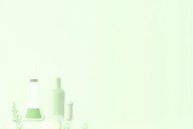 Illustration representing cosmetic product formulation process