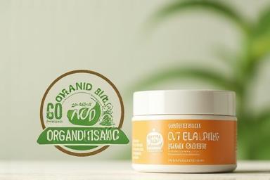 Image representing organic certification symbol on a product