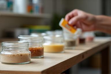 Image showing small production line or batch containers